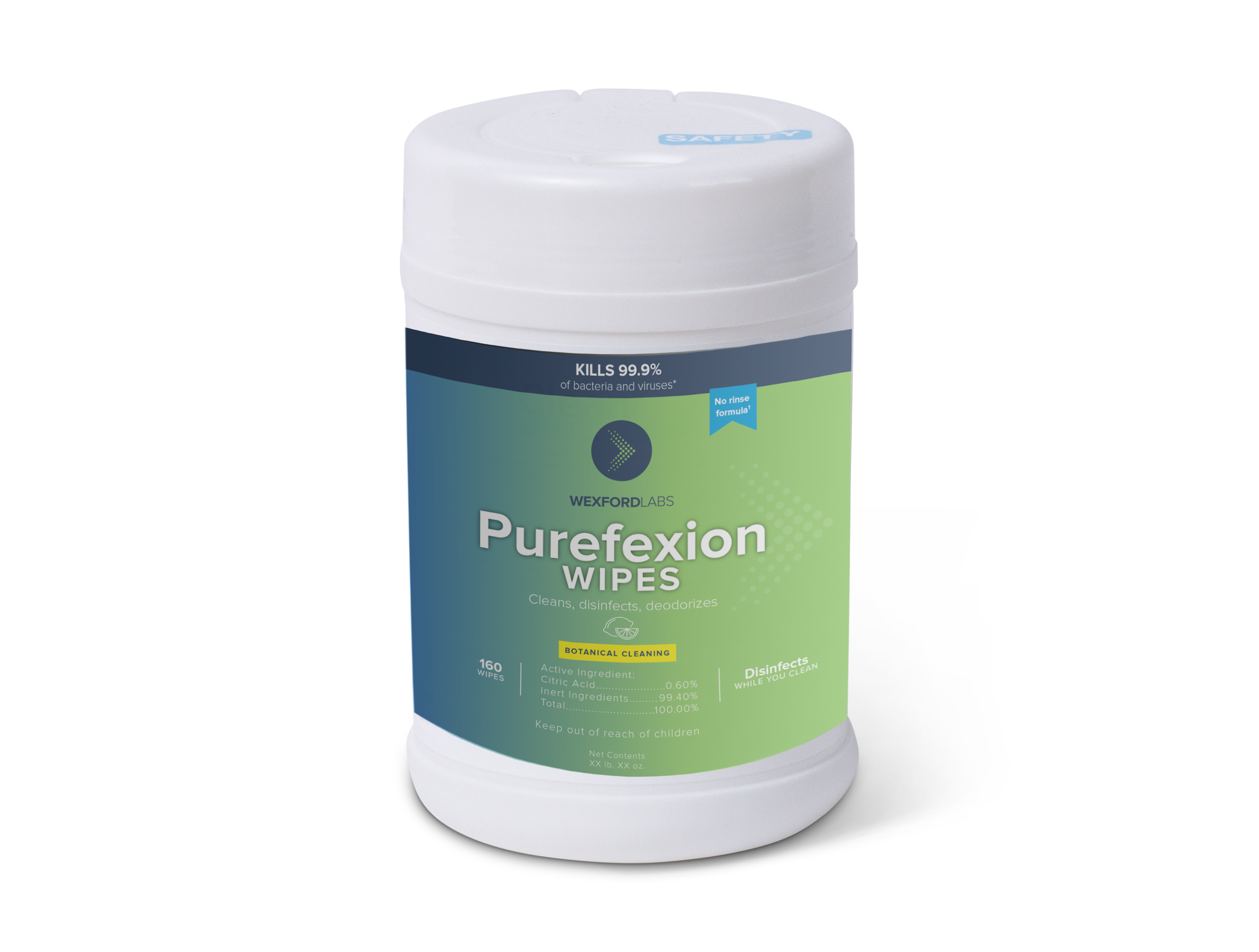 Purefexion Wipes (Plant Based) | Approved on EPA List N
